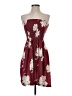 Unbranded Floral Burgundy Cocktail Dress Size S - photo 1