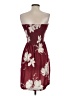 Unbranded Floral Burgundy Cocktail Dress Size S - photo 2
