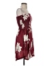 Unbranded Floral Burgundy Cocktail Dress Size S - photo 4