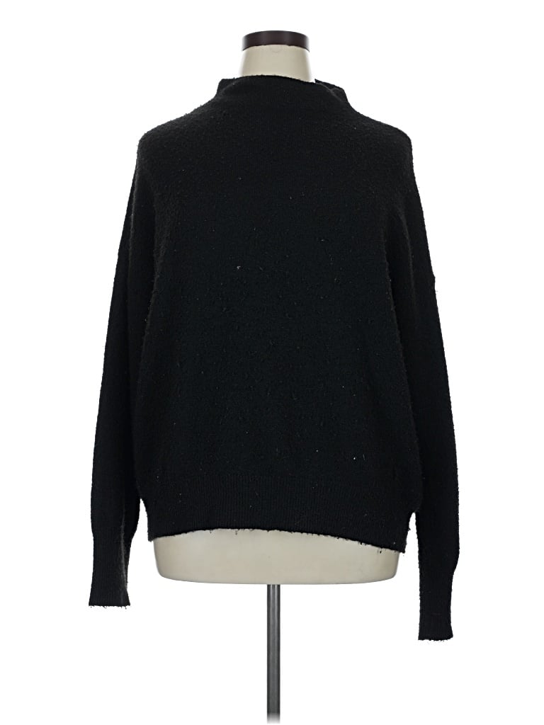 Pre-owned Karen Kane Turtleneck Sweater In Black