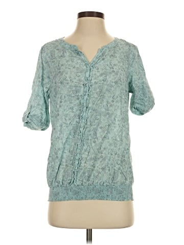 Ruff Hewn 3/4 Sleeve Blouse (view 1)