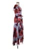 Hutch 100% Polyester Floral Blue Cocktail Dress Size S (petite) - photo 4