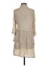 Easel 100% Tencel Tan 3/4 Sleeve Top Size S - photo 2