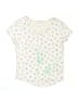 Art Class Floral Ivory Short Sleeve Henley Size 14 - photo 1