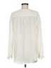 Lands' End 100% Polyester Ivory Long Sleeve Blouse Size 6 - photo 2