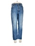Divided by H&M Chevron-herringbone Blue Jeans Size 12 - photo 1