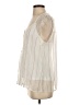 Love Stitch 100% Polyester Ivory Sleeveless Blouse Size S - photo 5