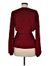 retrofête 100% Viscose Burgundy Blazer Size M - photo 2