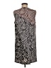 BCBGMAXAZRIA Graphic Gray Casual Dress Size M - photo 2