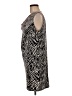 BCBGMAXAZRIA Graphic Gray Casual Dress Size M - photo 5
