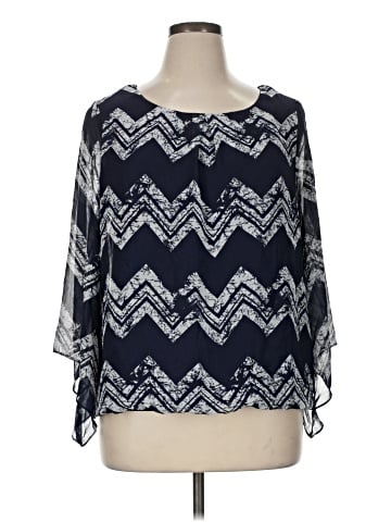 New Directions 3/4 Sleeve Blouse (view 1)