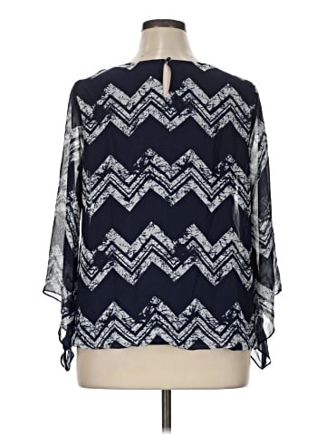 New Directions 3/4 Sleeve Blouse (view 2)