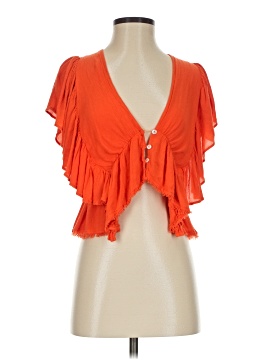Free People Short Sleeve Blouse