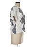 H&M 100% Viscose White Short Sleeve Blouse Size M - photo 4