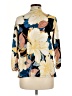 IMAN Floral Yellow 3/4 Sleeve Blouse Size M (petite) - photo 2