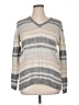 SONOMA life + style 100% Acrylic Stripes Silver Pullover Sweater Size XL - photo 1