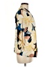 IMAN Floral Yellow 3/4 Sleeve Blouse Size M (petite) - photo 4