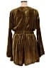 Cider 100% Polyester Metallic Gold Romper Size 1X - photo 2