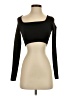 Zara Black Long Sleeve Top Size S - photo 1
