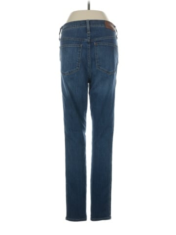 Madewell 10" High-Rise Skinny Jeans in Danny Wash: TENCEL&trade; Denim Edition (view 2)
