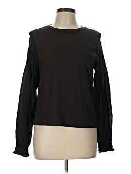 Madewell Smocked Long-Sleeve Tee (view 1)