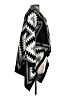 8 Red Butterflies 100% Acrylic Houndstooth Black Poncho Size M - photo 4