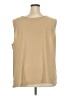 Draper's & Damon's Tan Sleeveless Top Size 3X - photo 2