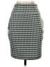 Lou & Grey Checkered-gingham Gray Casual Skirt Size XS - photo 1