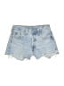 Levi's 100% Cotton Blue Denim Shorts Size 23 waist - photo 1