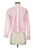Talbots 100% Cotton Stripes Pink Long Sleeve Blouse Size XS - photo 1