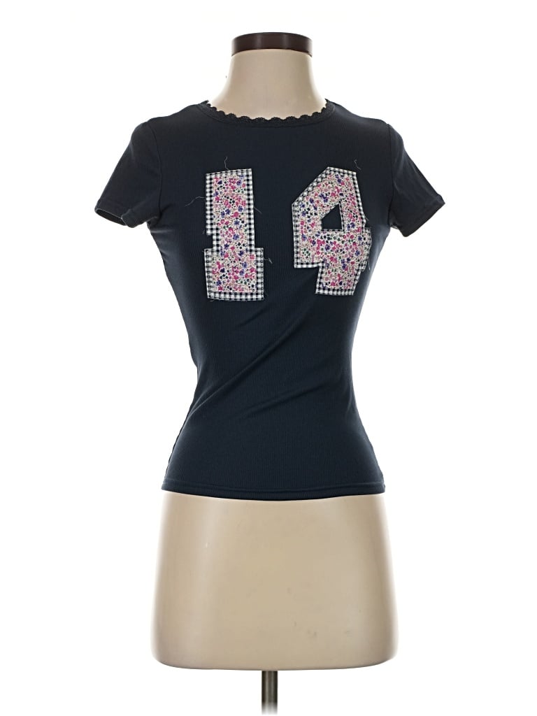 Just Polly Short Sleeve T-shirt In Black
