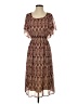 Everly Paisley Burgundy Cocktail Dress Size S - photo 1