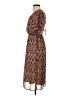 Everly Paisley Burgundy Cocktail Dress Size S - photo 5