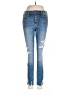 Hollister Hearts Blue Jeans Size 7 - photo 1