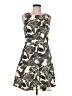 J.Crew Print Ivory Cocktail Dress Size 6 - photo 1