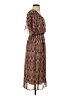 Everly Paisley Burgundy Cocktail Dress Size S - photo 4