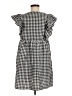 Shein 100% Polyester Checkered-gingham Black Casual Dress Size 6 - photo 2