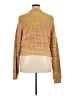 By Anthropologie 100% Acrylic Tweed Yellow Pullover Sweater Size XL - photo 2