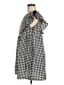 Shein 100% Polyester Checkered-gingham Black Casual Dress Size 6 - photo 5