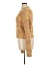 By Anthropologie 100% Acrylic Tweed Yellow Pullover Sweater Size XL - photo 5