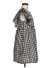 Shein 100% Polyester Checkered-gingham Black Casual Dress Size 6 - photo 4