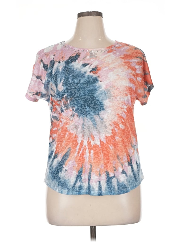 Pre-owned Ruby Rd. Short Sleeve T-shirt In Blue