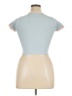Pink Dot Blue Short Sleeve Turtleneck Size XL - photo 2