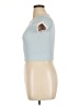 Pink Dot Blue Short Sleeve Turtleneck Size XL - photo 5
