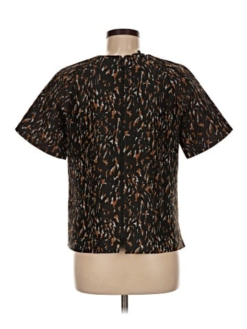 Lafayette 148 New York Short Sleeve Blouse (view 2)