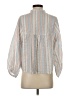 Q2 Ivory Blue 3/4 Sleeve Blouse Size S - photo 2