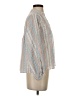 Q2 Ivory Blue 3/4 Sleeve Blouse Size S - photo 4