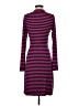 Banana Republic Stripes Purple Casual Dress Size S - photo 2