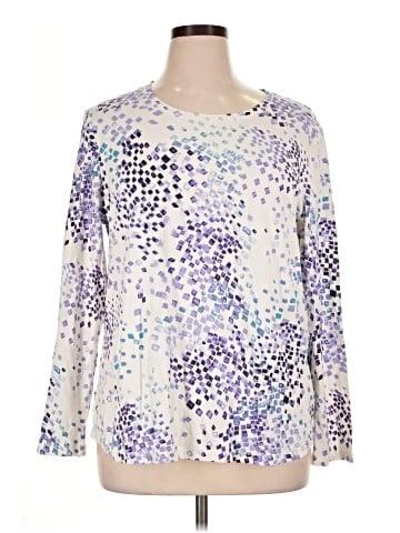 Weekends by Chico's Long Sleeve T-Shirt (view 1)