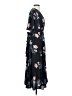 Nicholas 100% Silk Floral Black Casual Dress Size 0 - photo 4